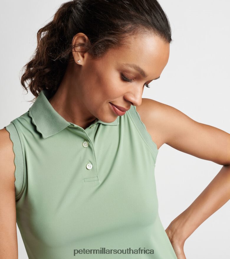 Thyme Women Peter Millar Opal Stretch Jersey Polo Apparel B62P4F14