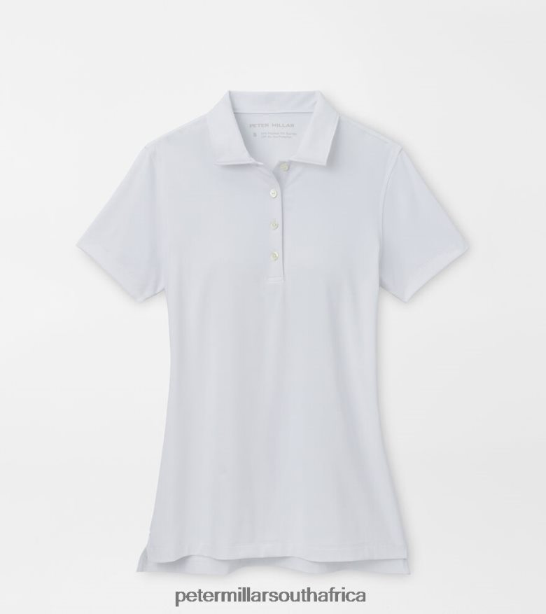 White Women Peter Millar Button Polo Apparel B62P4F27