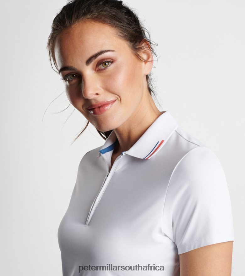 White Women Peter Millar Chrissie Polo Apparel B62P4F11