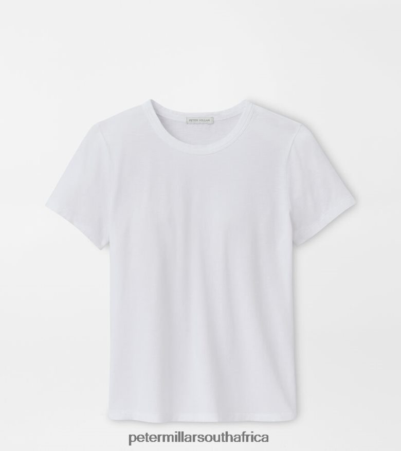 White Women Peter Millar Journeyman Vintage Wash Tee Apparel B62P4F17