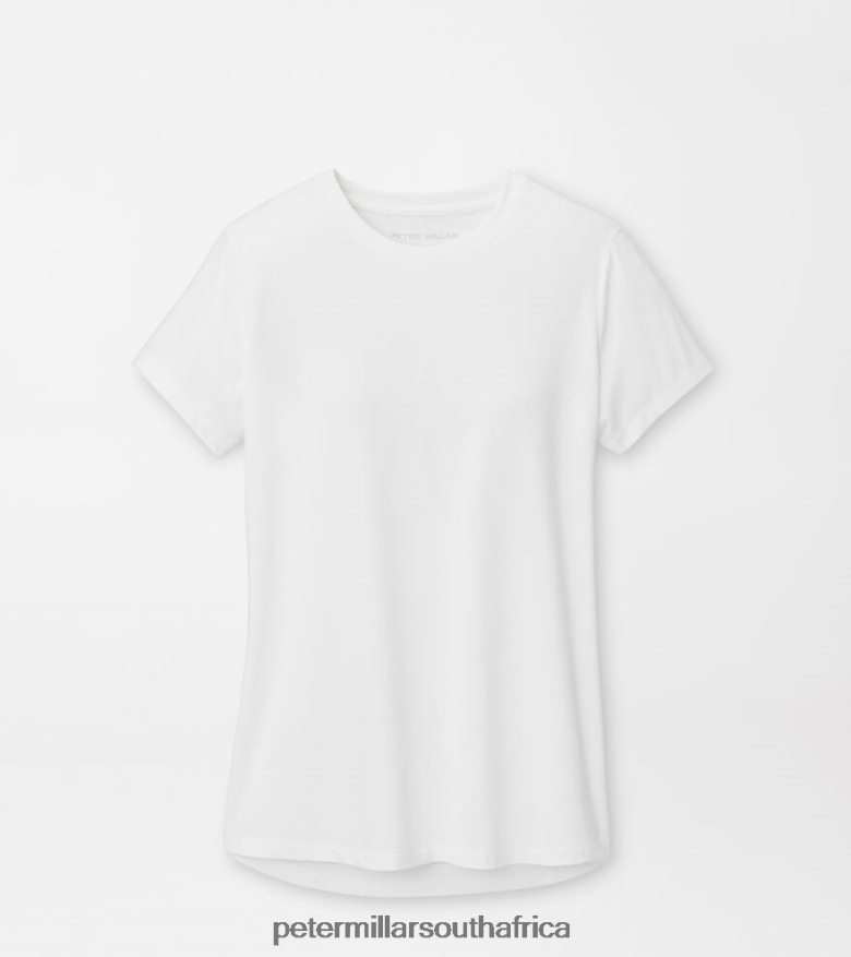 White Women Peter Millar Lunar Performance Tee Apparel B62P4F7