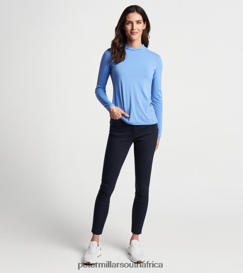 Bonnet Women Peter Millar Lightweight Hooded Long-Sleeve Sun Shirt Apparel B62P4F144