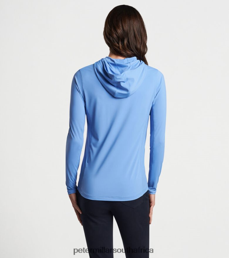 Bonnet Women Peter Millar Lightweight Hooded Long-Sleeve Sun Shirt Apparel B62P4F144