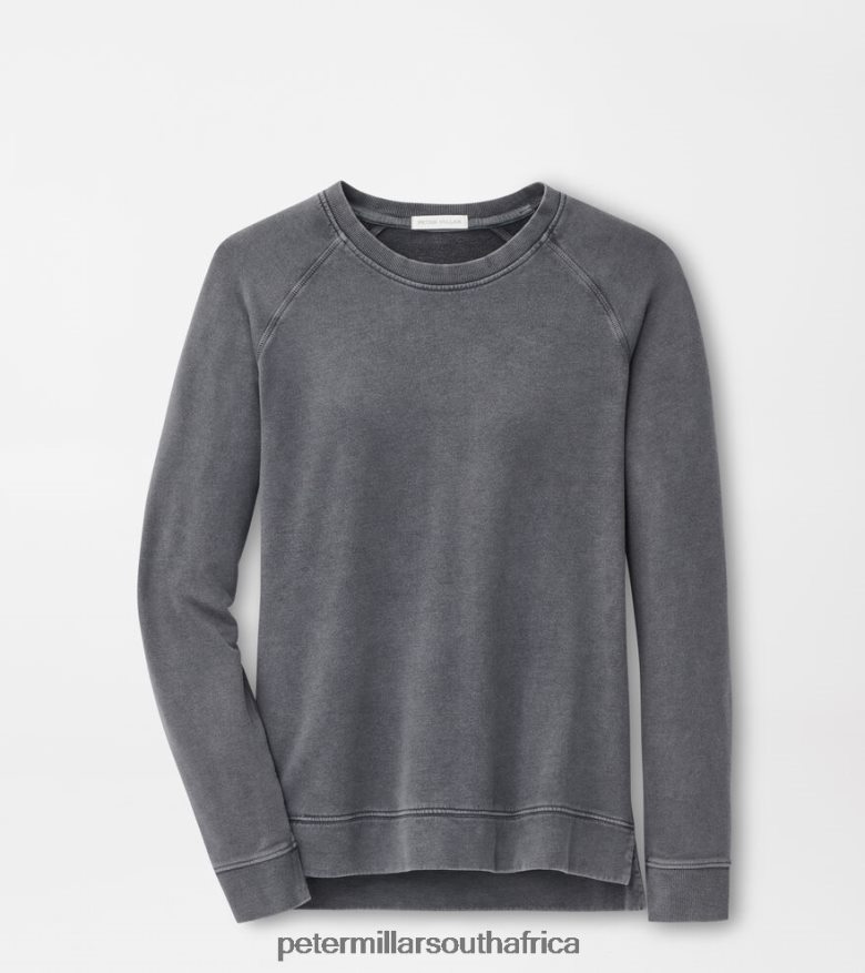 Iron Women Peter Millar Lava Wash Relaxed Fleeceback Crew Apparel B62P4F107