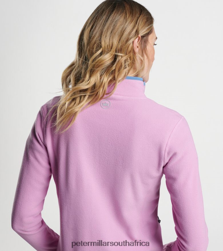 Lilac Blossom Women Peter Millar Garland Microfleece Pullover Apparel B62P4F99