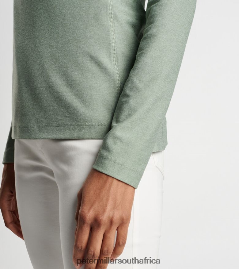 Morning Sun Women Peter Millar Melange Raglan-Sleeve Perth Layer Apparel B62P4F126