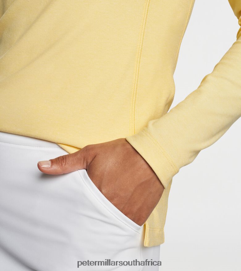 Morning Sun Women Peter Millar Melange Raglan-Sleeve Perth Layer Apparel B62P4F128