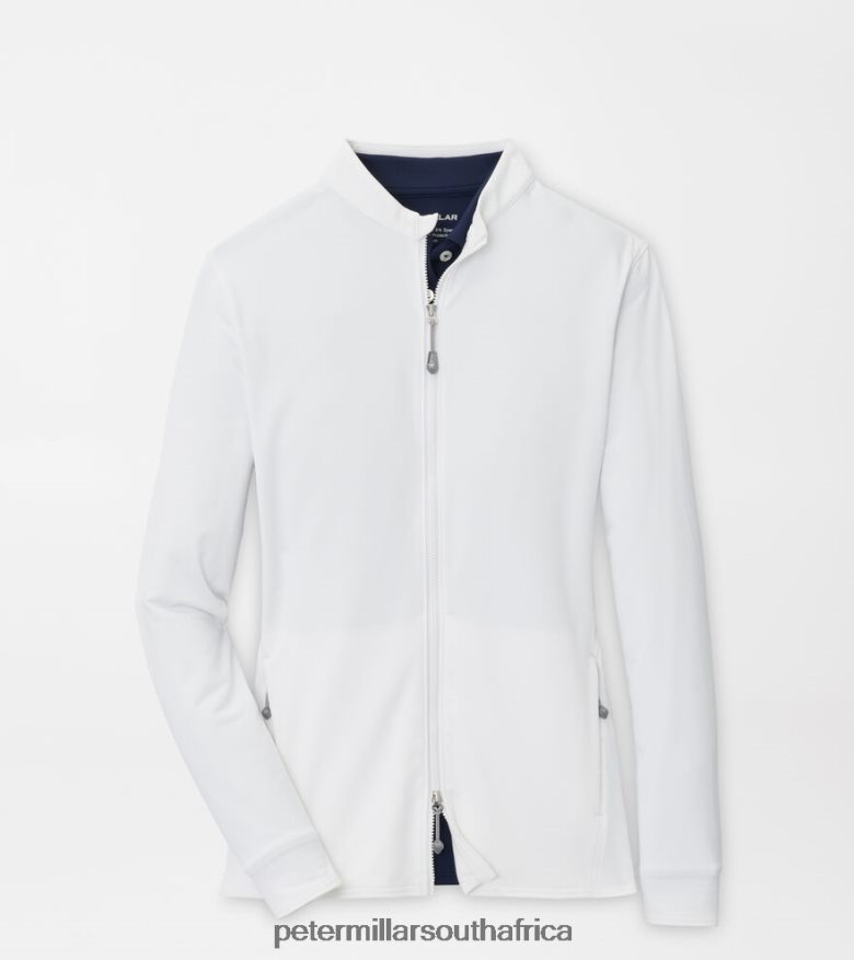 White Women Peter Millar Katy Full-Zip Layer Apparel B62P4F110