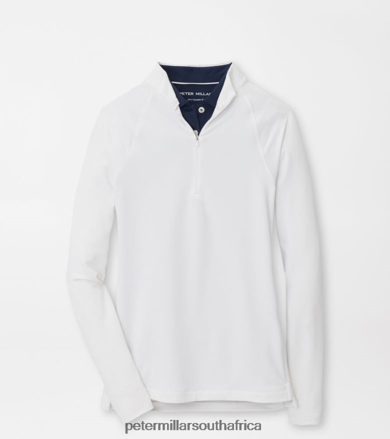 White Women Peter Millar Raglan-Sleeve Perth Layer Apparel B62P4F113
