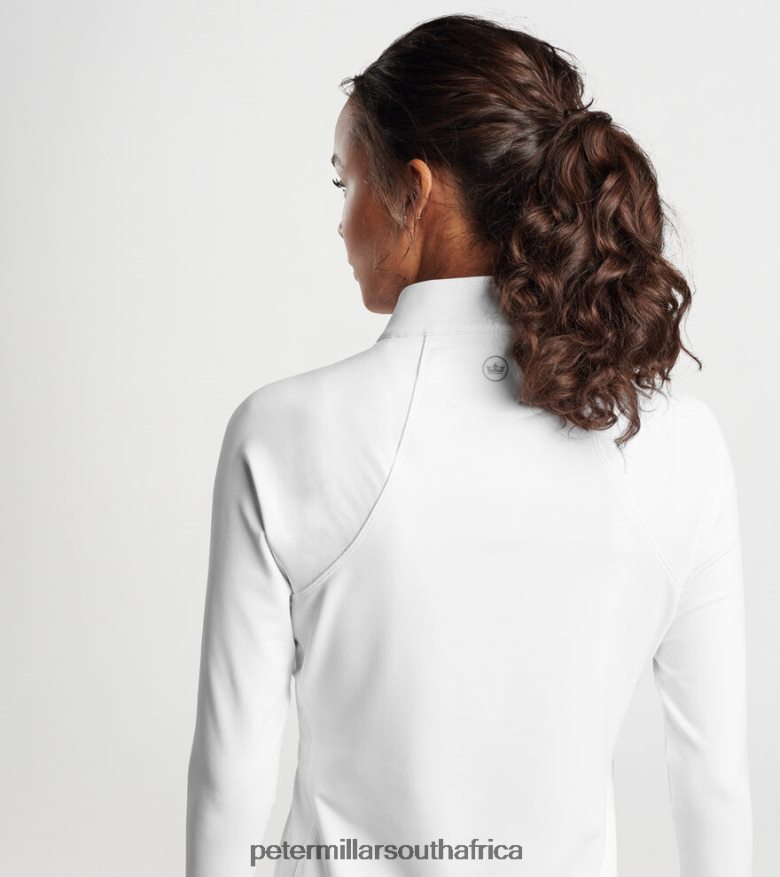 White Women Peter Millar Raglan-Sleeve Perth Layer Apparel B62P4F113