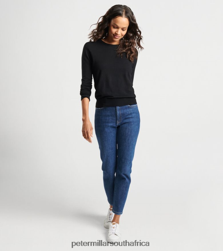 Black Women Peter Millar Excursionist Flex Crew Apparel B62P4F85