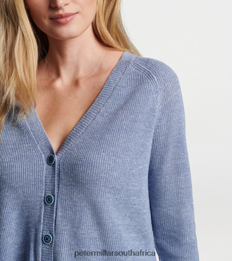 Blue Heron Women Peter Millar Seymour Shaker Stitch Cardigan Apparel B62P4F96