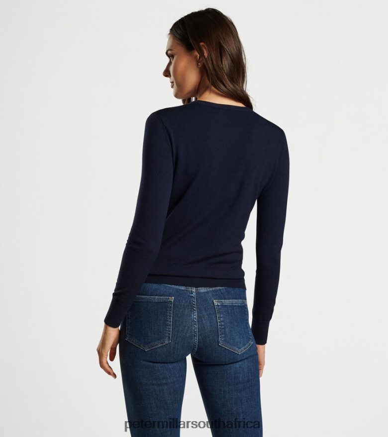 Navy Women Peter Millar Excursionist Flex Crew Apparel B62P4F87